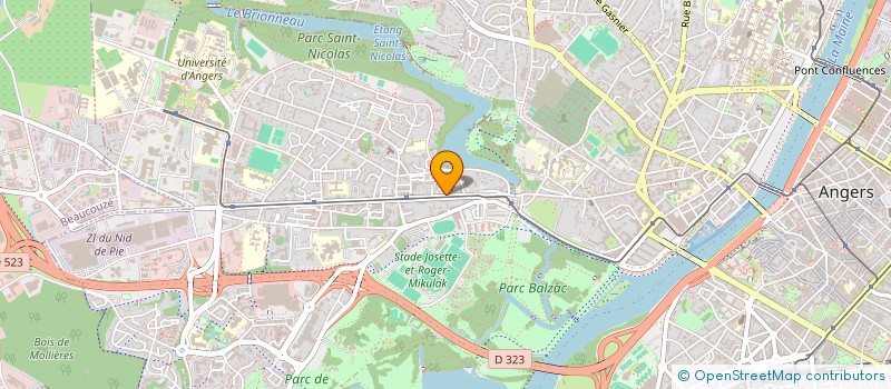 localisation de l'entreprise CARPE DIEM PATTON à ANGERS
