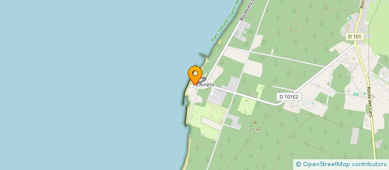 localisation de l'entreprise CARPE DUNE  SOULAC-SUR-MER