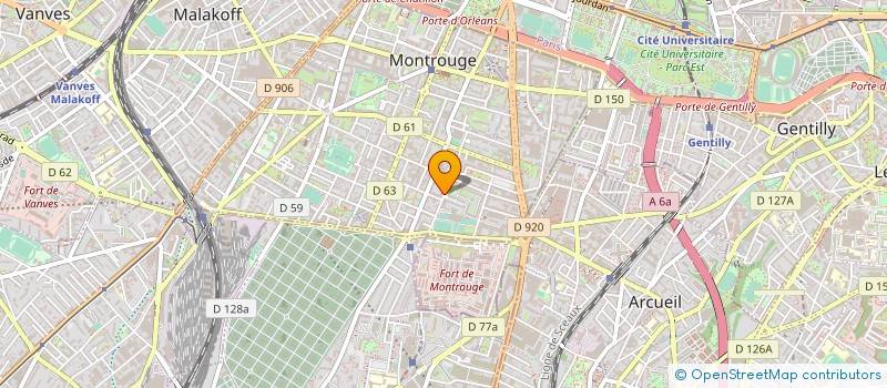 localisation de l'entreprise CARPE HORTEM  MONTROUGE
