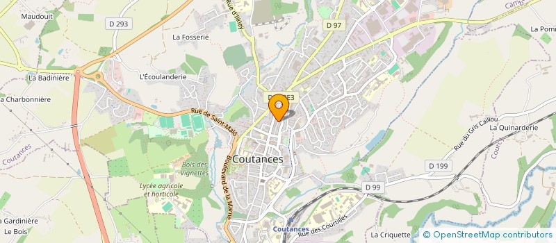 localisation de l'entreprise CARPE JUREM  COUTANCES