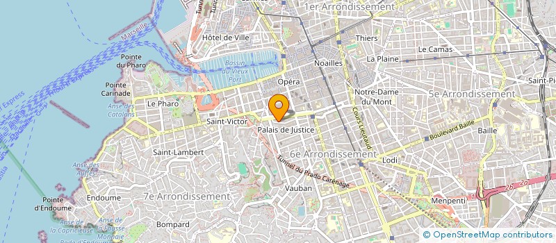 localisation de l'entreprise CARPE OMNIA PRODUCTIONS à MARSEILLE