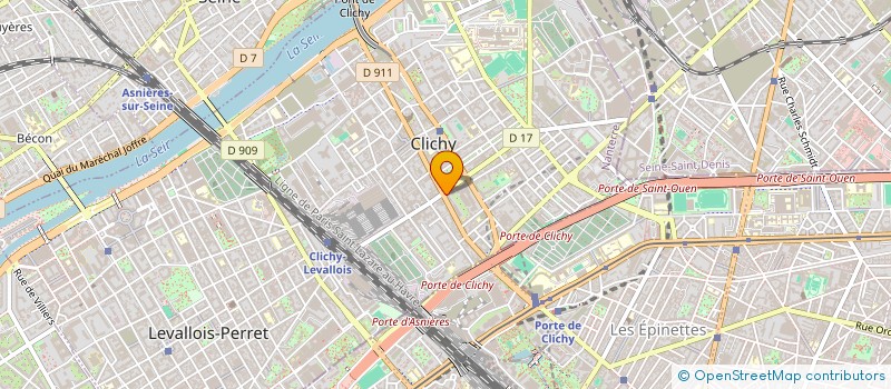 localisation de l'entreprise CARPE SOPHRO à CLICHY