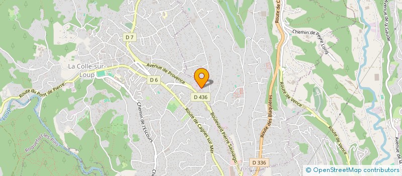 localisation de l'entreprise CARPEAUX  LA COLLE-SUR-LOUP