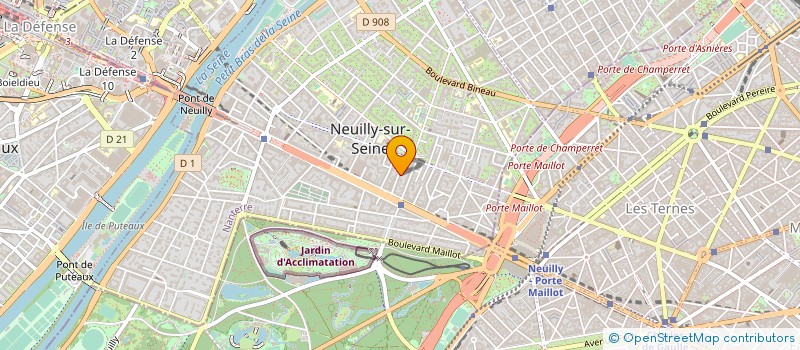 localisation de l'entreprise CARPEAUX - CHAPPEY à NEUILLY-SUR-SEINE