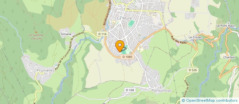 localisation de l'entreprise CARPEDIEM 38  LA MURE