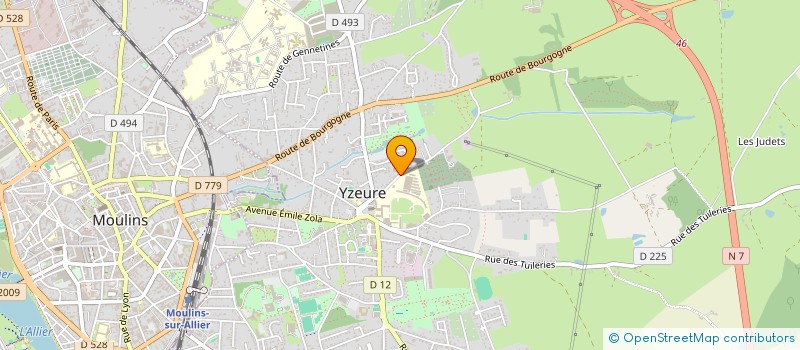 localisation de l'entreprise CARPEDIEM à YZEURE
