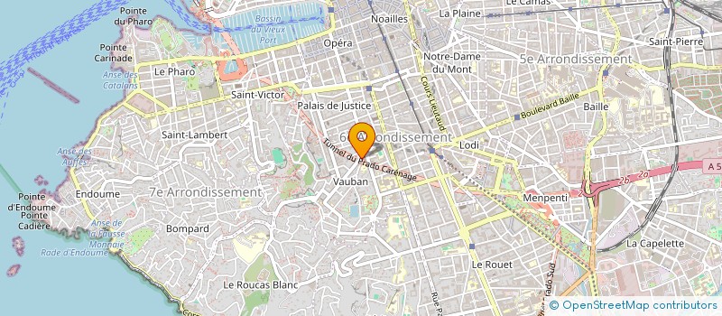 localisation de l'entreprise CARPEDIEM' à MARSEILLE