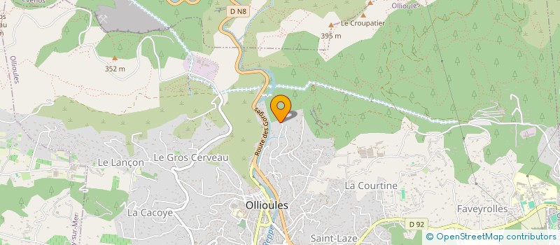 localisation de l'entreprise CARPEDIEM  OLLIOULES