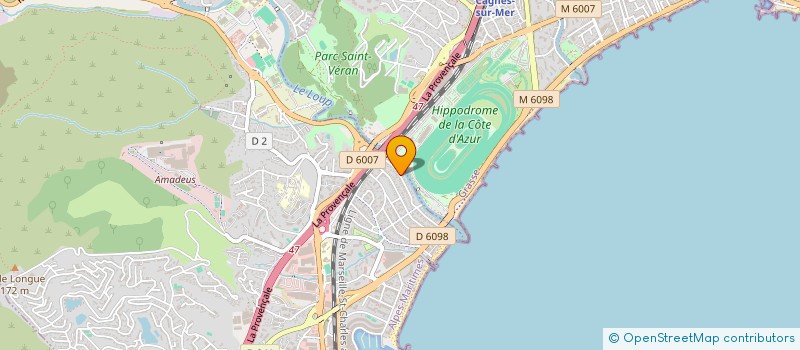 localisation de l'entreprise CARPEDIEM  VILLENEUVE-LOUBET