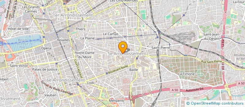 localisation de l'entreprise CARPENEDES à MARSEILLE