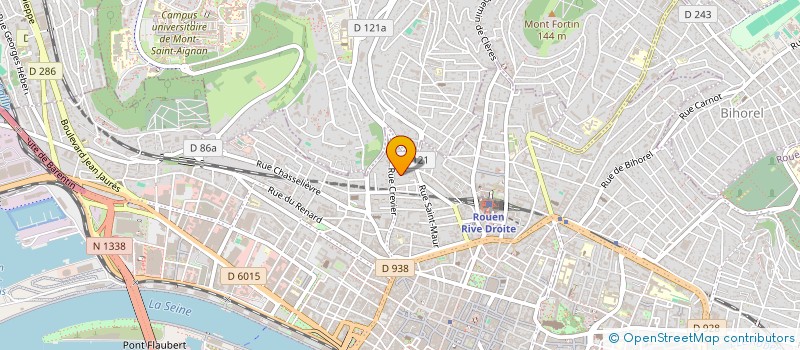 localisation de l'entreprise CARPENTARIUS  ROUEN