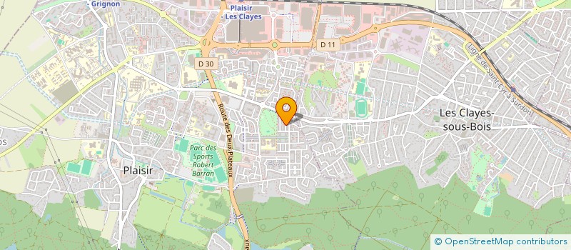 localisation de l'entreprise CARPENTIER CATHERINE  ET FRANCIS  PLAISIR