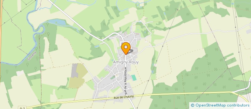 localisation de l'entreprise CARPENTIER COMBUSTIBLES à AMIGNY-ROUY