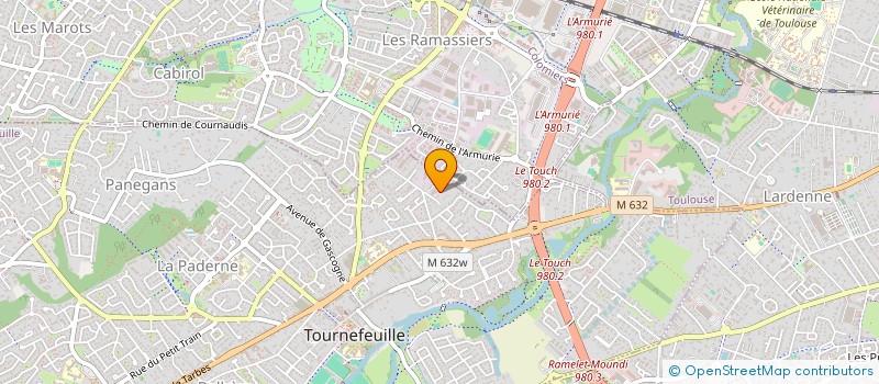 localisation de l'entreprise CARPENTIER COMMUNICATION  TOURNEFEUILLE