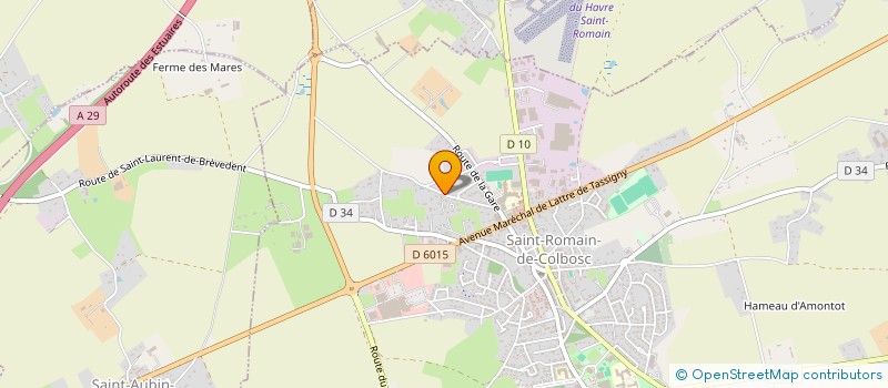 localisation de l'entreprise CARPENTIER DISTRIBUTION MAINTENANCE à SAINT-ROMAIN-DE-COLBOSC