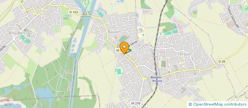 localisation de l'entreprise CARPENTIER ET BARTIER  BAUVIN