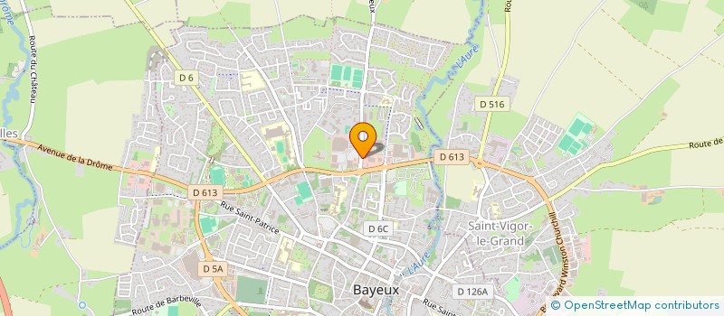 localisation de l'entreprise CARPENTIER GP  BAYEUX