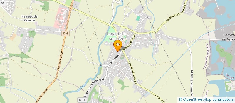localisation de l'entreprise CARPENTIER & GUESNON  LAGARDELLE-SUR-LEZE