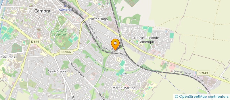 localisation de l'entreprise CARPENTIER-MARIVAL à CAMBRAI