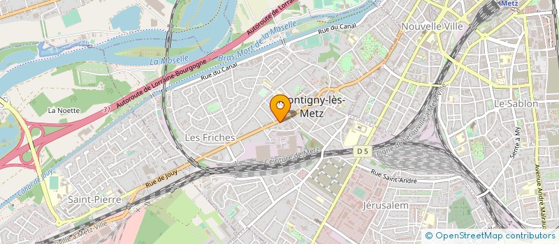 localisation de l'entreprise CARPENTIER-MULLER à MOULINS-LES-METZ