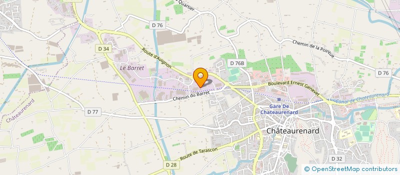 localisation de l'entreprise CARPENTIERE FRANCE à CHATEAURENARD