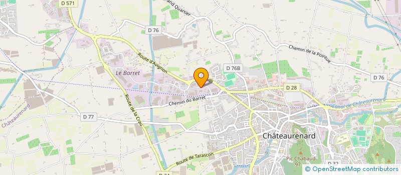 localisation de l'entreprise CARPENTIERE HOLDING à CHATEAURENARD
