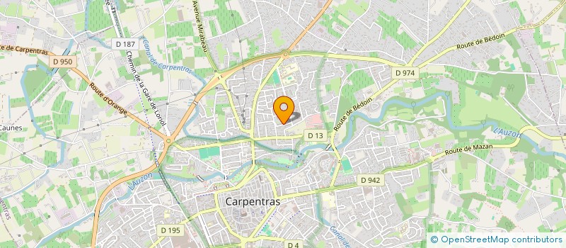 localisation de l'entreprise CARPENTRAS-ARTS MARTIAUX ACADEMY  CARPENTRAS