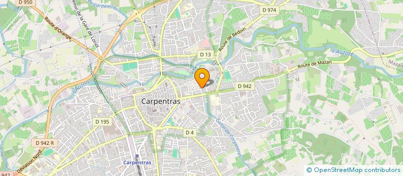 localisation de l'entreprise CARPENTRAS EXPERTS COMPTABLES à CARPENTRAS