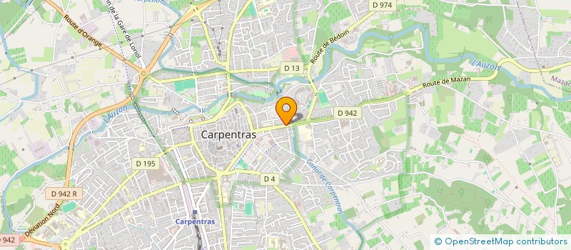 localisation de l'entreprise CARPENTRAS IMMOBILIER à CARPENTRAS