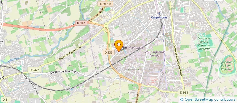 localisation de l'entreprise CARPENTRASEC à CARPENTRAS