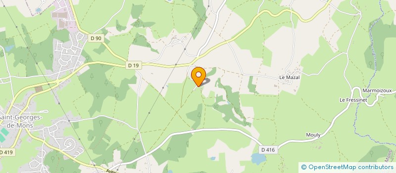 localisation de l'entreprise CARPENTUM  SAINT-GEORGES-DE-MONS