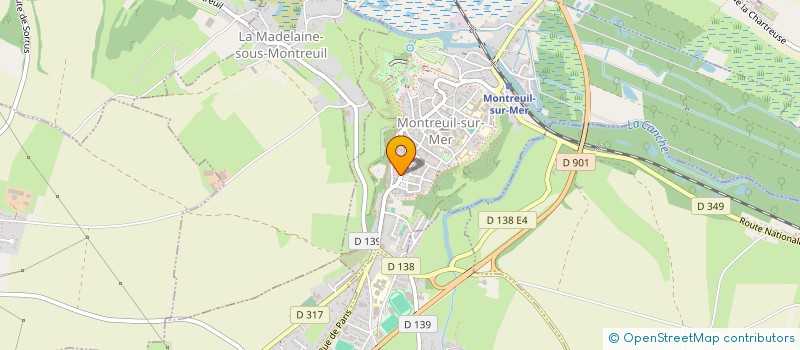 localisation de l'entreprise CARPETA  MONTREUIL-SUR-MER