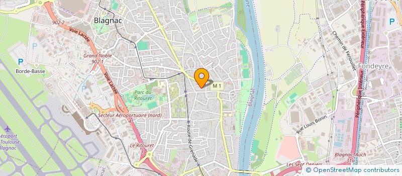 localisation de l'entreprise CARPEX  BLAGNAC