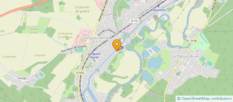 localisation de l'entreprise CARPFISHINGCOMPETITION60 - CFC60  LONGUEIL ANNEL