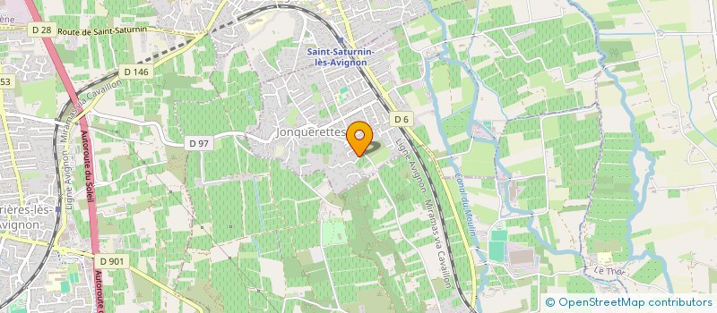 localisation de l'entreprise CARPHI   JONQUERETTES