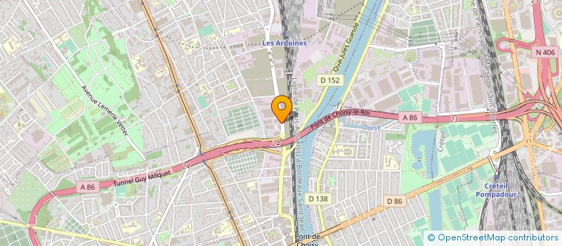 localisation de l'entreprise CARPIGIANI FRANCE SA à VITRY-SUR-SEINE