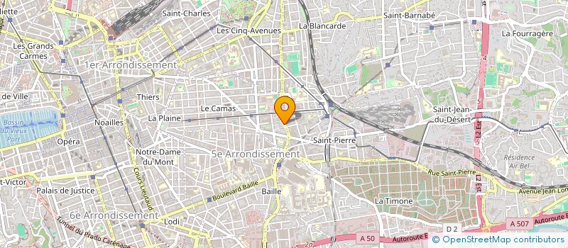localisation de l'entreprise CARPINUS à MARSEILLE
