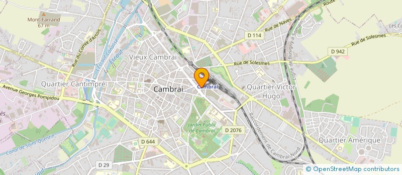 localisation de l'entreprise CARPINVEST  CAMBRAI