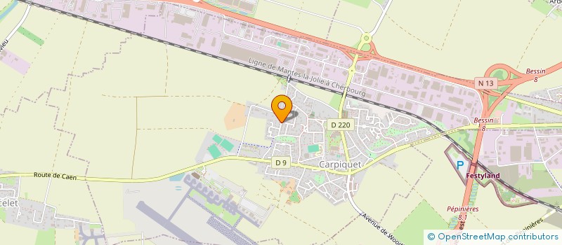 localisation de l'entreprise CARPION LAFONTAINE  CARPIQUET