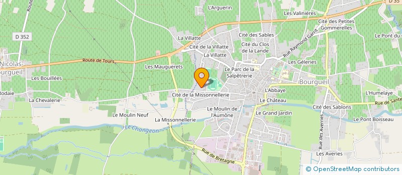 localisation de l'entreprise CARPISTE 37  BOURGUEIL