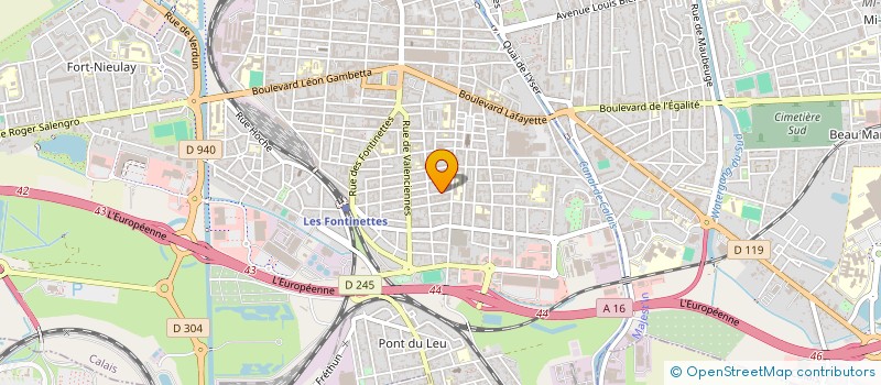 localisation de l'entreprise CARPISTES 62 à CALAIS