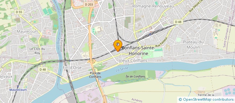 localisation de l'entreprise CARPOLL  CONFLANS-SAINTE-HONORINE