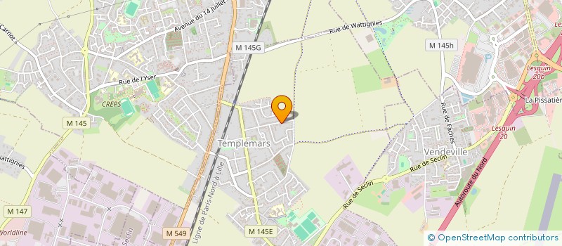 localisation de l'entreprise CARPOSA INVEST  TEMPLEMARS