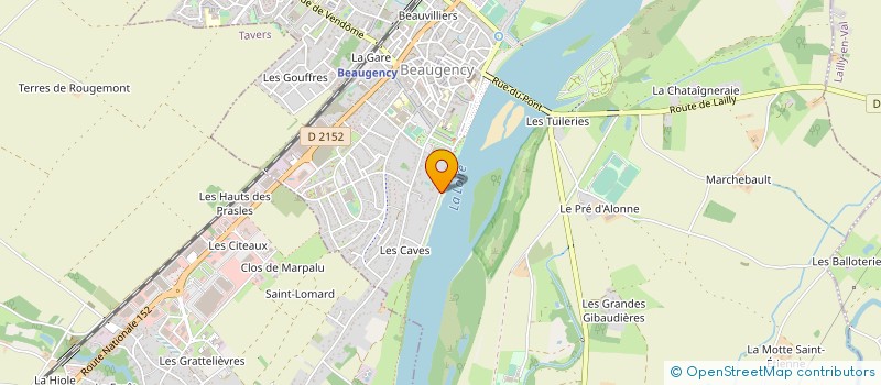 localisation de l'entreprise CARPRASSUR à BEAUGENCY