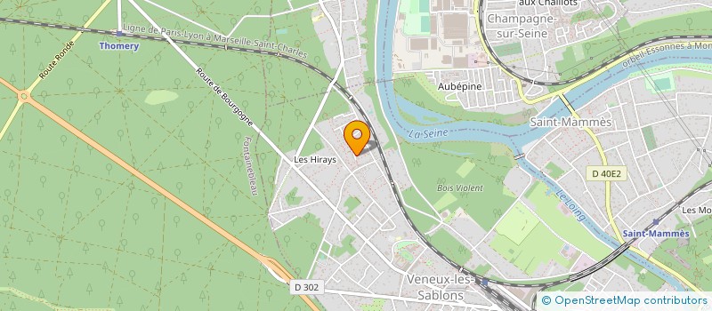 localisation de l'entreprise CARPROG  MORET-LOING-ET-ORVANNE