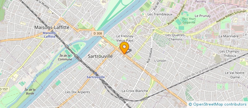 localisation de l'entreprise CARPROGRESS à SARTROUVILLE