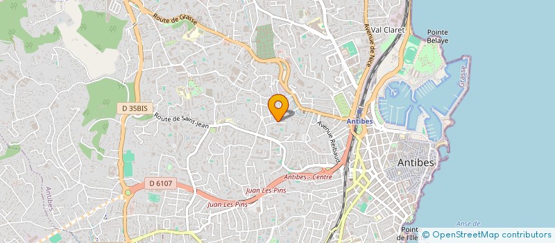 localisation de l'entreprise CARPROTECH à ANTIBES