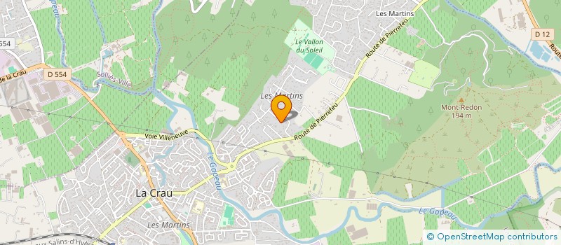 localisation de l'entreprise CARQ  LA CRAU