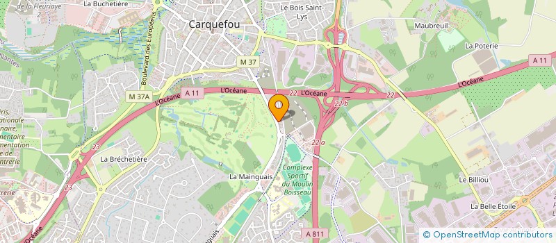 localisation de l'entreprise CARQUEFOU PARTAGES  CARQUEFOU