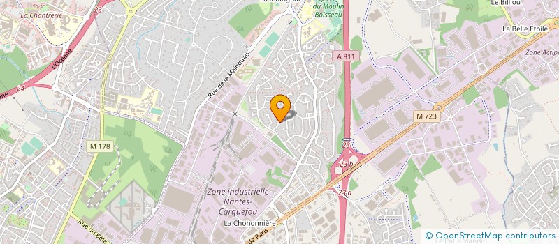 localisation de l'entreprise CARQUEFOU TIR  CARQUEFOU